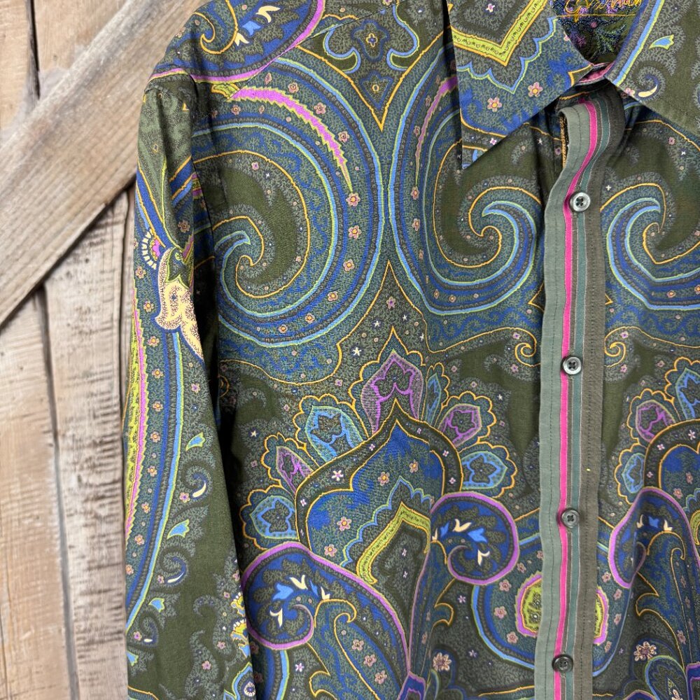 Robert Graham :Patterned Button Down Size Large - image 4